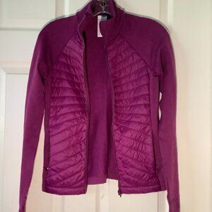 Athleta Flurry Force Primaloft JacketXXS Insulated Running Zip Up Purple